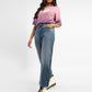 Women's 94 Blue Baggy Fit High Rise Jeans - 541ac1d6-09c2-4659-b6b1-ffcf04f88b50 View