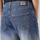 Women's 94 Light Blue Baggy Fit Mid Rise Jeans - 20 View