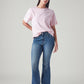 Women's 94 Blue Baggy Fit Mid Rise Jeans - Styleshot View