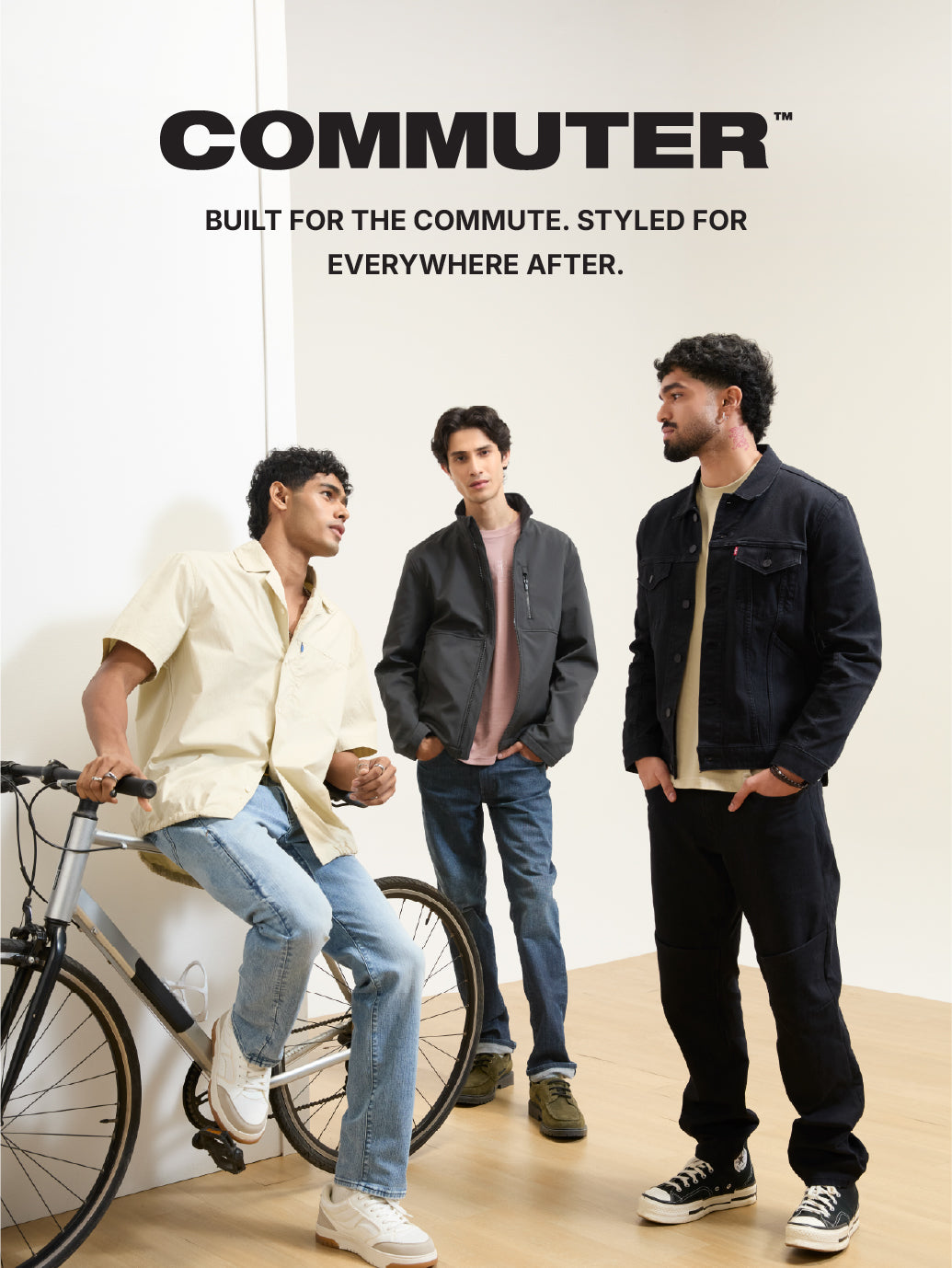 Men's 555 Dark Blue Relaxed Straight Fit Mid Rise Commuter Jeans - cc063a98-2c59-4442-98be-366031d96e9f View