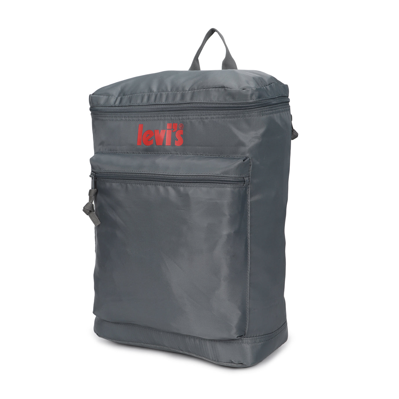 Men's Grey Solid Rucksack - 026eba33-56d9-45c4-96f3-cd32b587a730 View