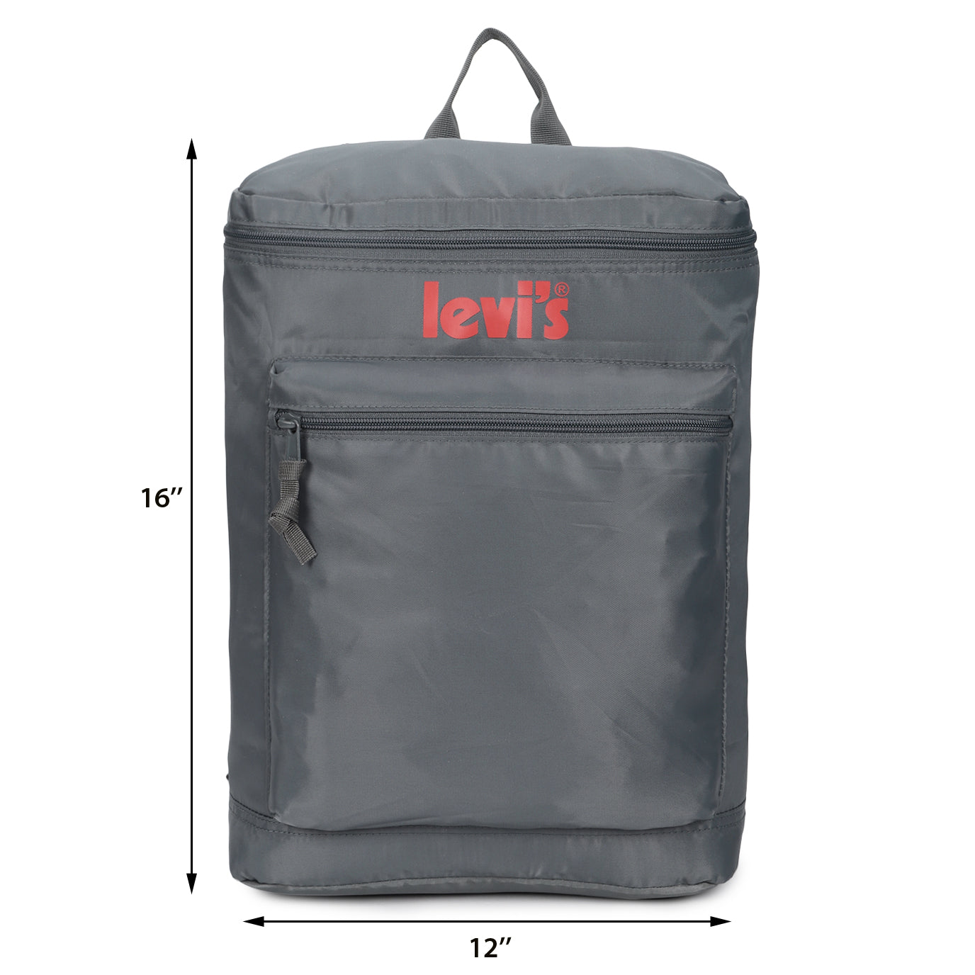 Men's Grey Solid Rucksack - ScaleDetail View