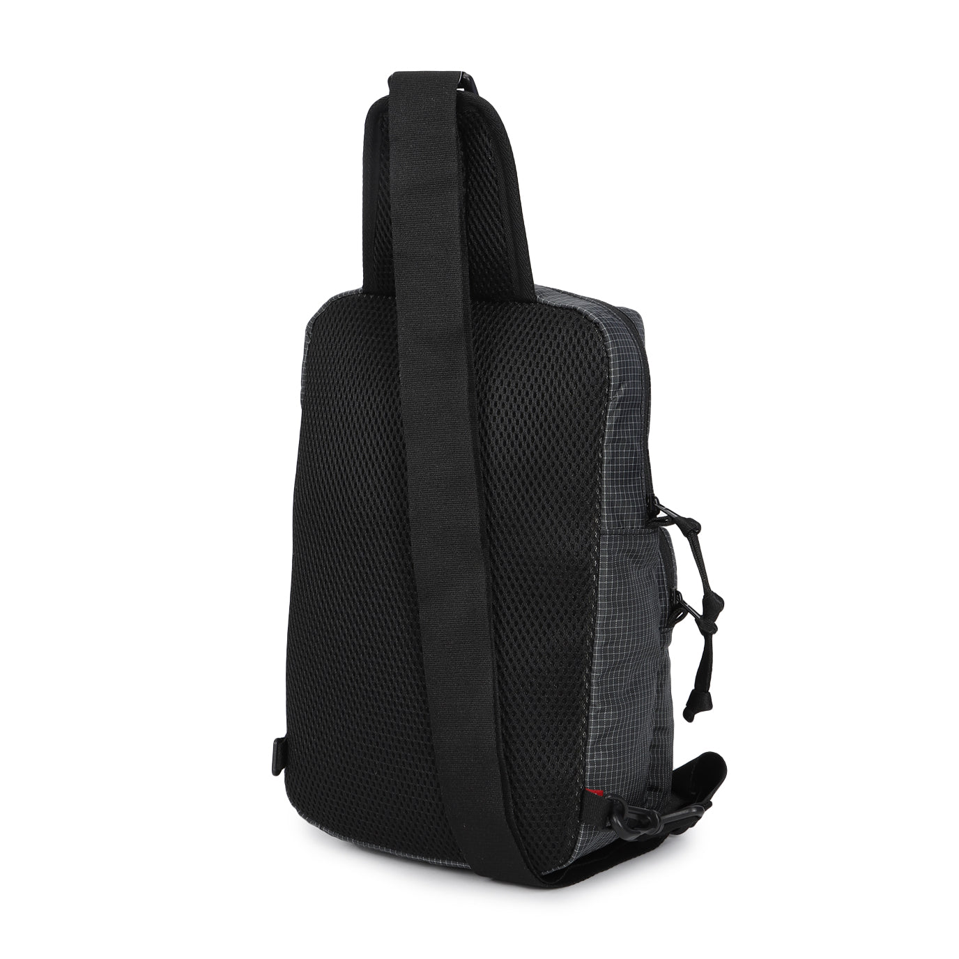 Men's Charcoal Grey Solid Crossbody Bag - a3aba085-1ee2-4783-9314-354ec20045f7 View
