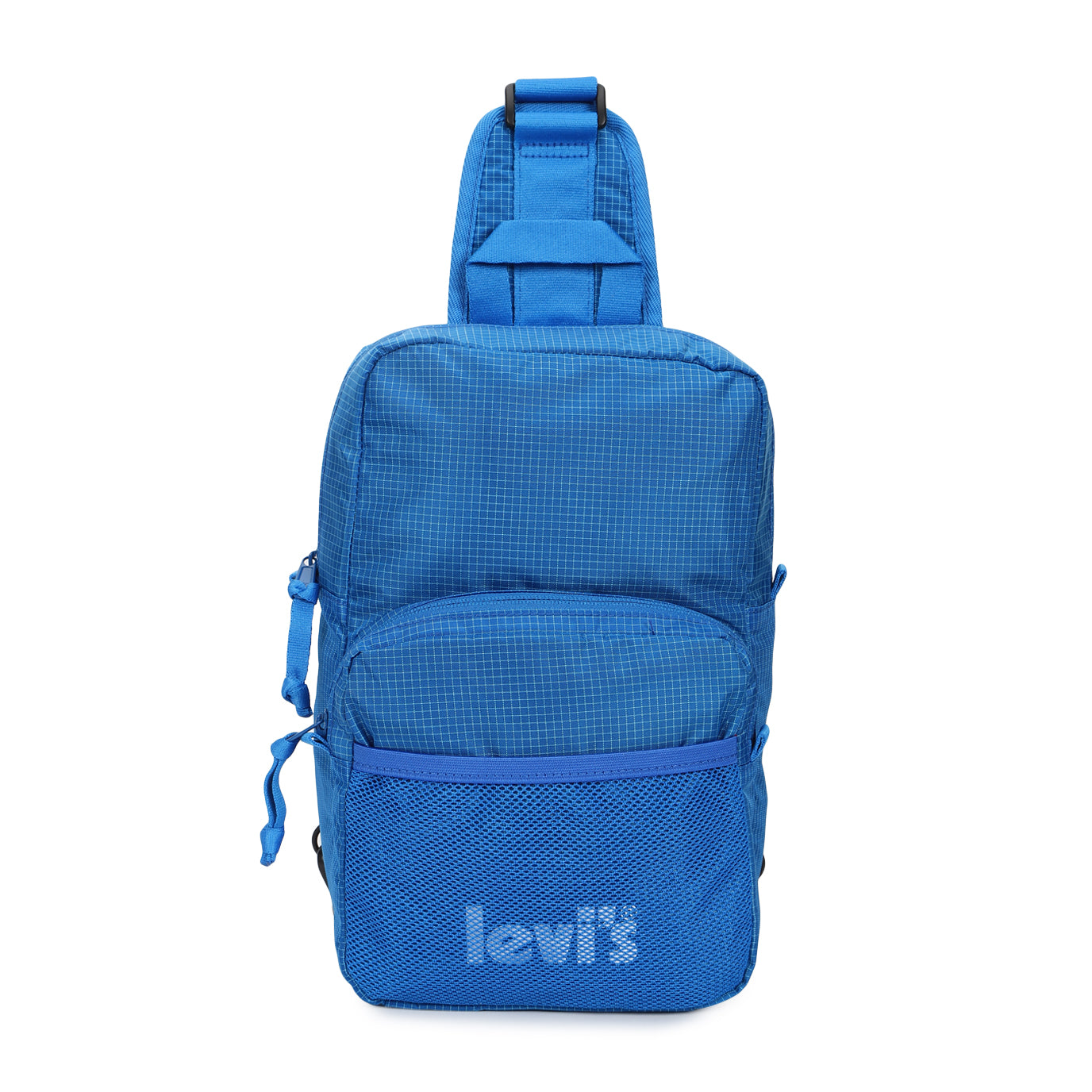 Men's Blue Solid Crossbody Bag - 41972e93-ae0b-463e-b2c2-589cdfa5960a View