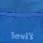 Men's Blue Solid Crossbody Bag - FrontDetail View