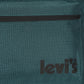 Men's Teal Green Solid Backpack - FrontDetail View