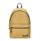 Men's Mustard Solid Backpack - cd440fa4-a8a6-4b74-9edd-a7e3449b181b View