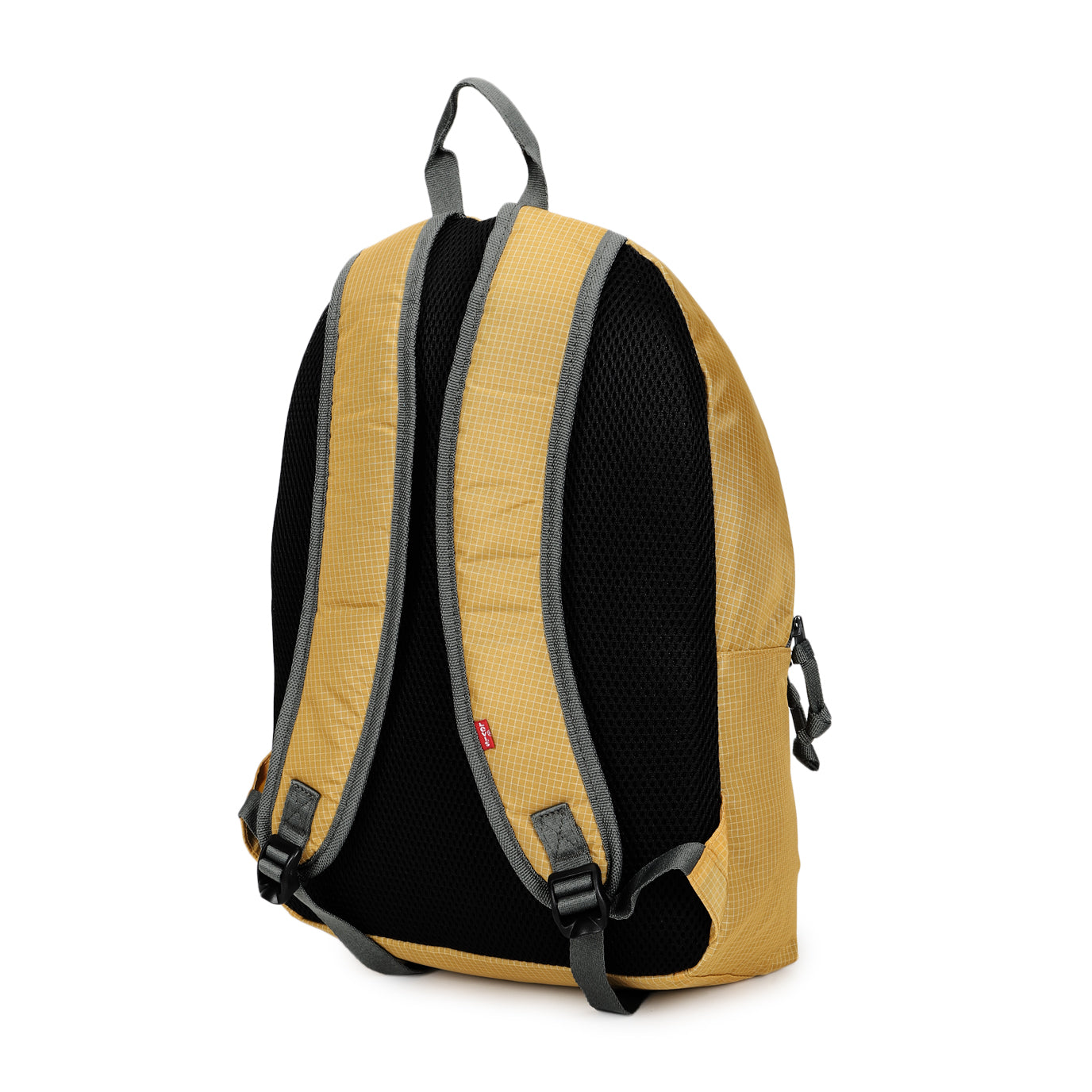 Men's Mustard Solid Backpack - 2ccb6cf5-8606-49e6-9a74-efa07c49faa1 View
