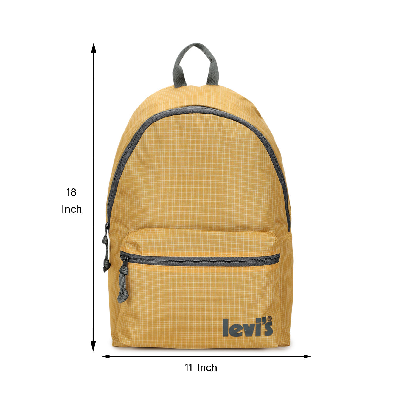 Men's Mustard Solid Backpack - 60ef9906-3fef-438f-8f2e-938d97c9ee6c View