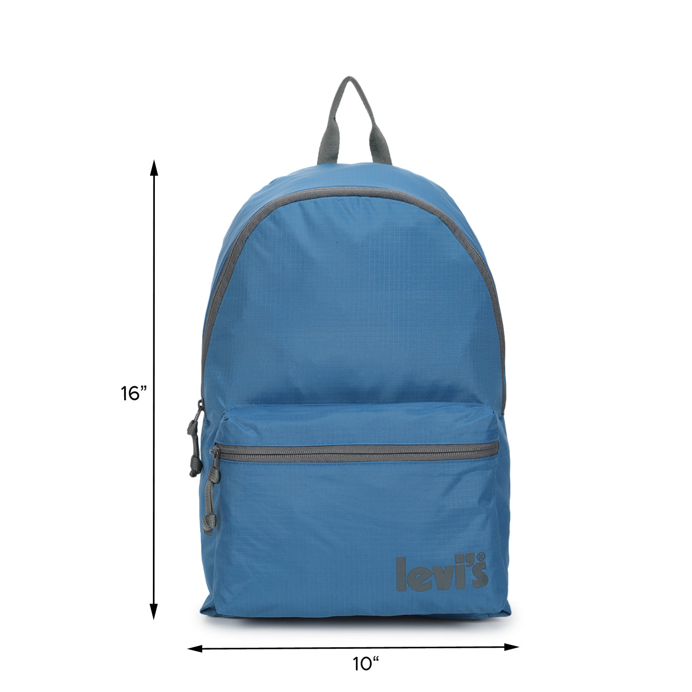 Men's Teal Blue Solid Backpack - 867d6ae0-fa54-42ab-bb26-bff229a302e2 View