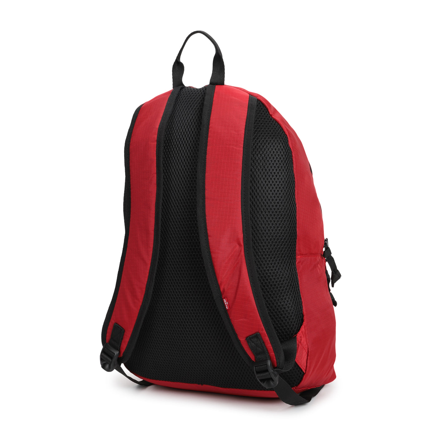 Men's Red Solid Backpack - 97795f20-25ba-4622-ac80-e6ecf9f2d65f View