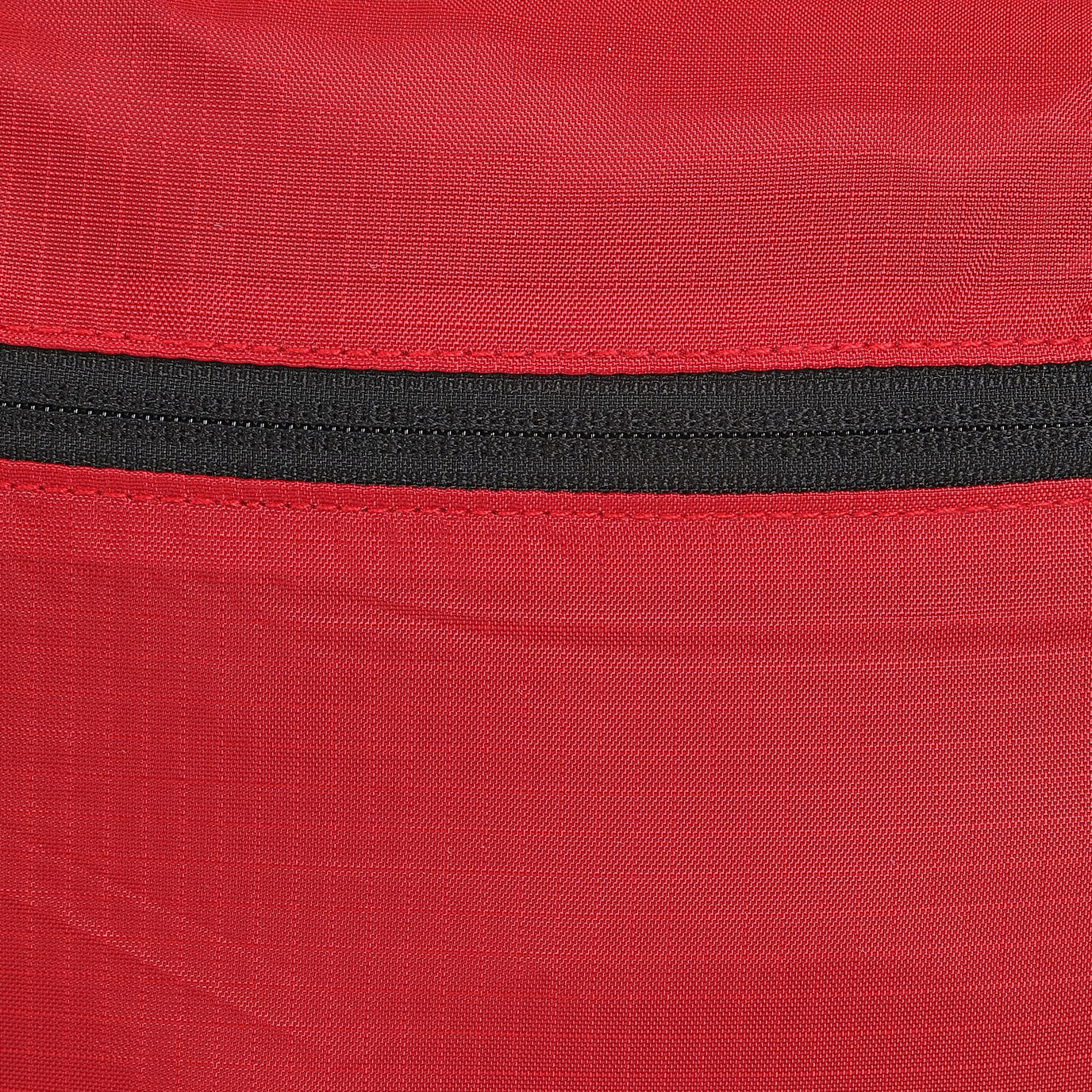 Men's Red Solid Backpack - FrontDetail View