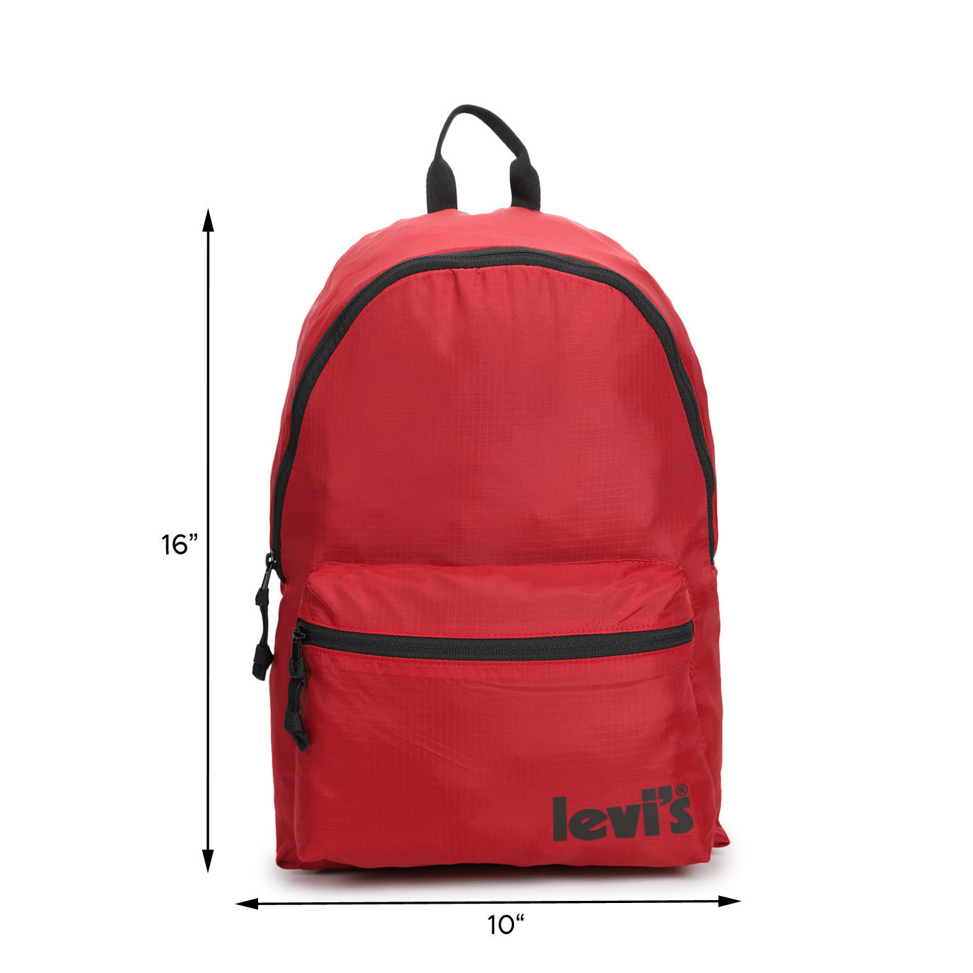 Men's Red Solid Backpack - ScaleDetail View