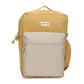 Men's Beige Colorblock Backpack - f63490f6-5307-40d3-9e2e-854c29c35475 View