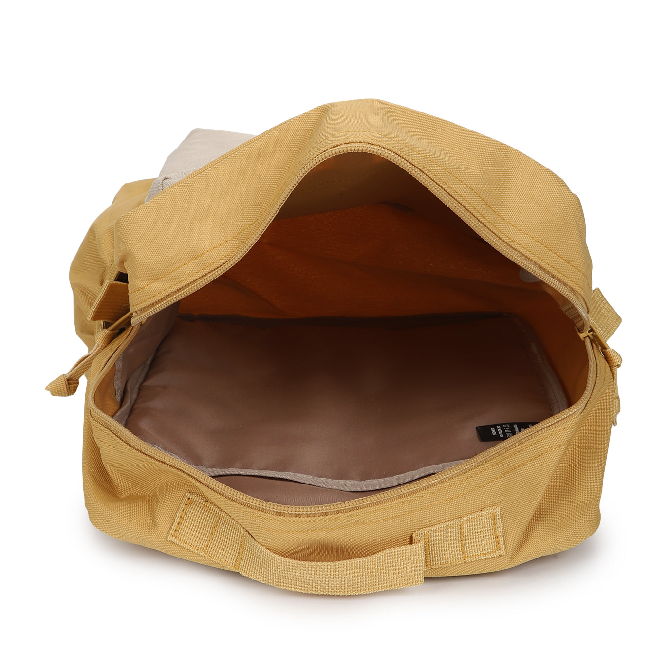 Men's Beige Colorblock Backpack - 7c58d9c5-2b8d-473b-aba1-83ef81c71858 View
