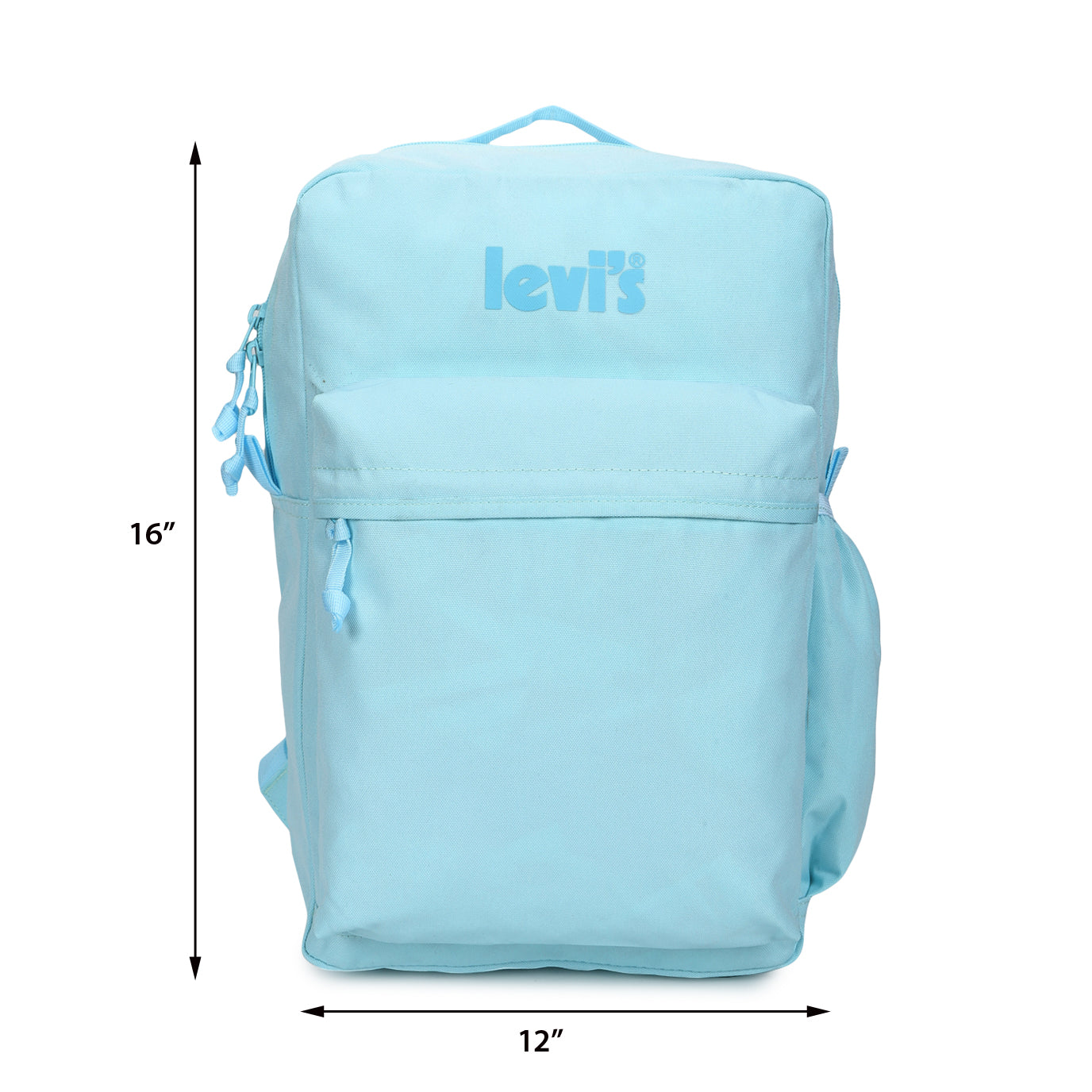 Men's Blue Solid Backpack - ScaleDetail View
