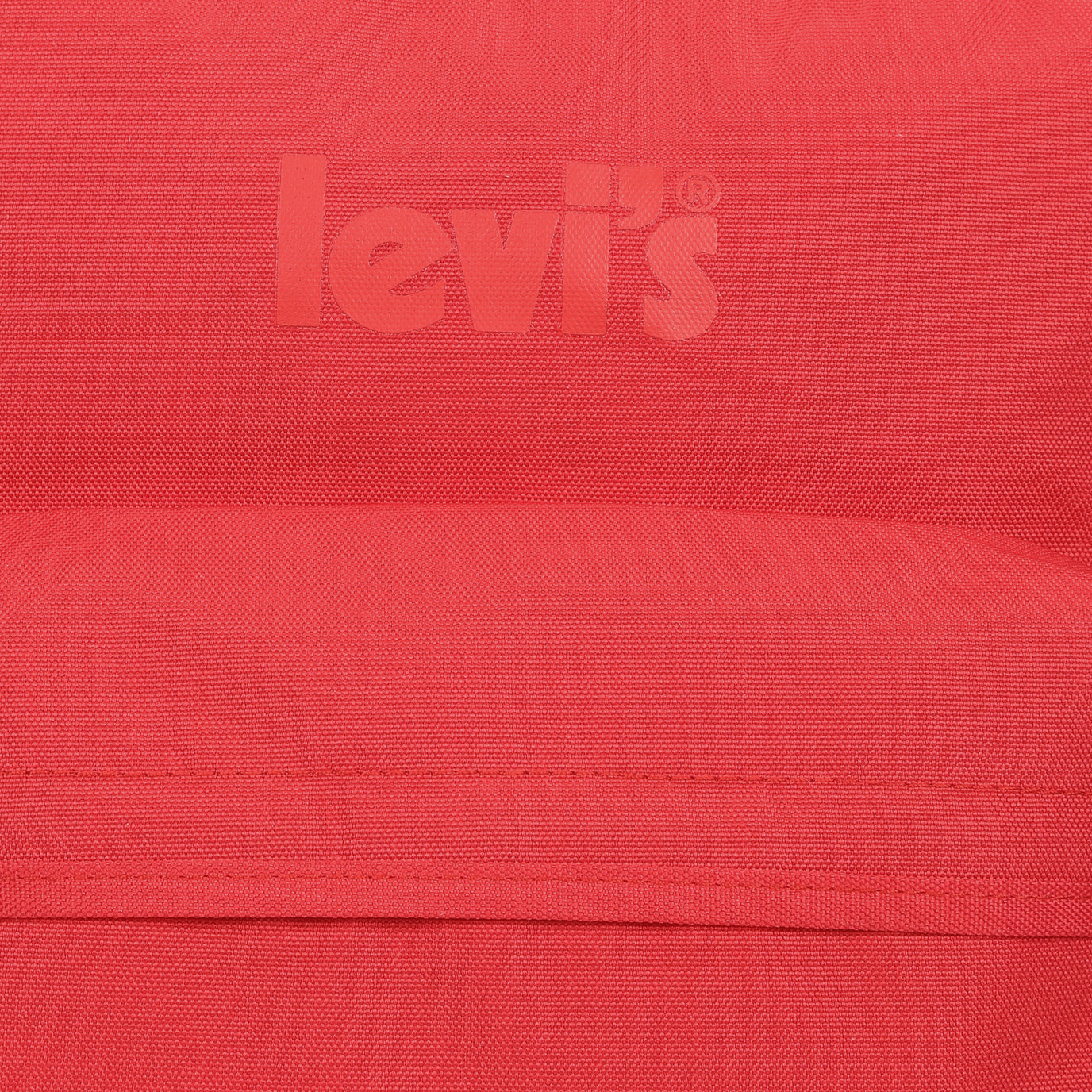 Men's Red Solid Backpack - FrontDetail View