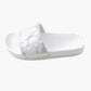 Women's White & Silver Casual Slides - e23b61cf-5150-4f69-af12-a66312d8e353 View