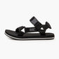 Men's Black Solid Sandals - 272556f6-632c-4d7c-a043-06e3bbc30ced View