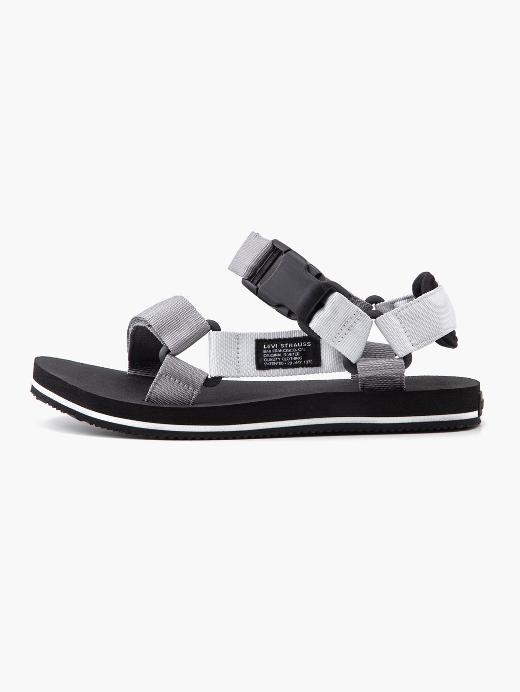 Men's Grey Classic Sandals - 1bc38092-456e-4d66-9c14-3fcb477ff53e View