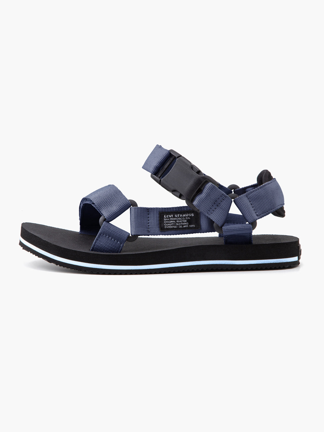 Men's Navy Blue Classic Sandals - 7b42559a-b94a-4555-b852-47053a73fdb6 View