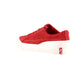 Men's Red & White Low Top Suede Casual Shoes - b394fe8d-4206-4ec4-93d9-5ad14429f5b3 View