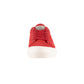 Men's Red & White Low Top Suede Casual Shoes - 1ceaa104-cf5f-4ff5-9b43-7b64b81e57ee View