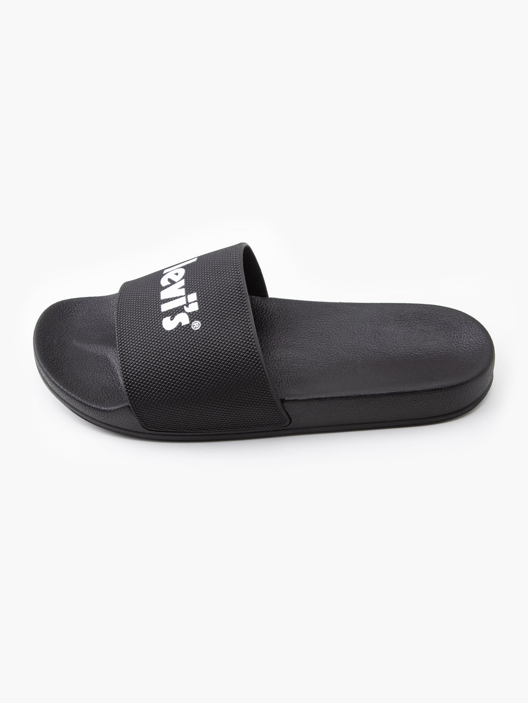 Men's Black Logo Printed Slides - 36ee4e24-c25e-41b3-9afc-356d4c54231d View