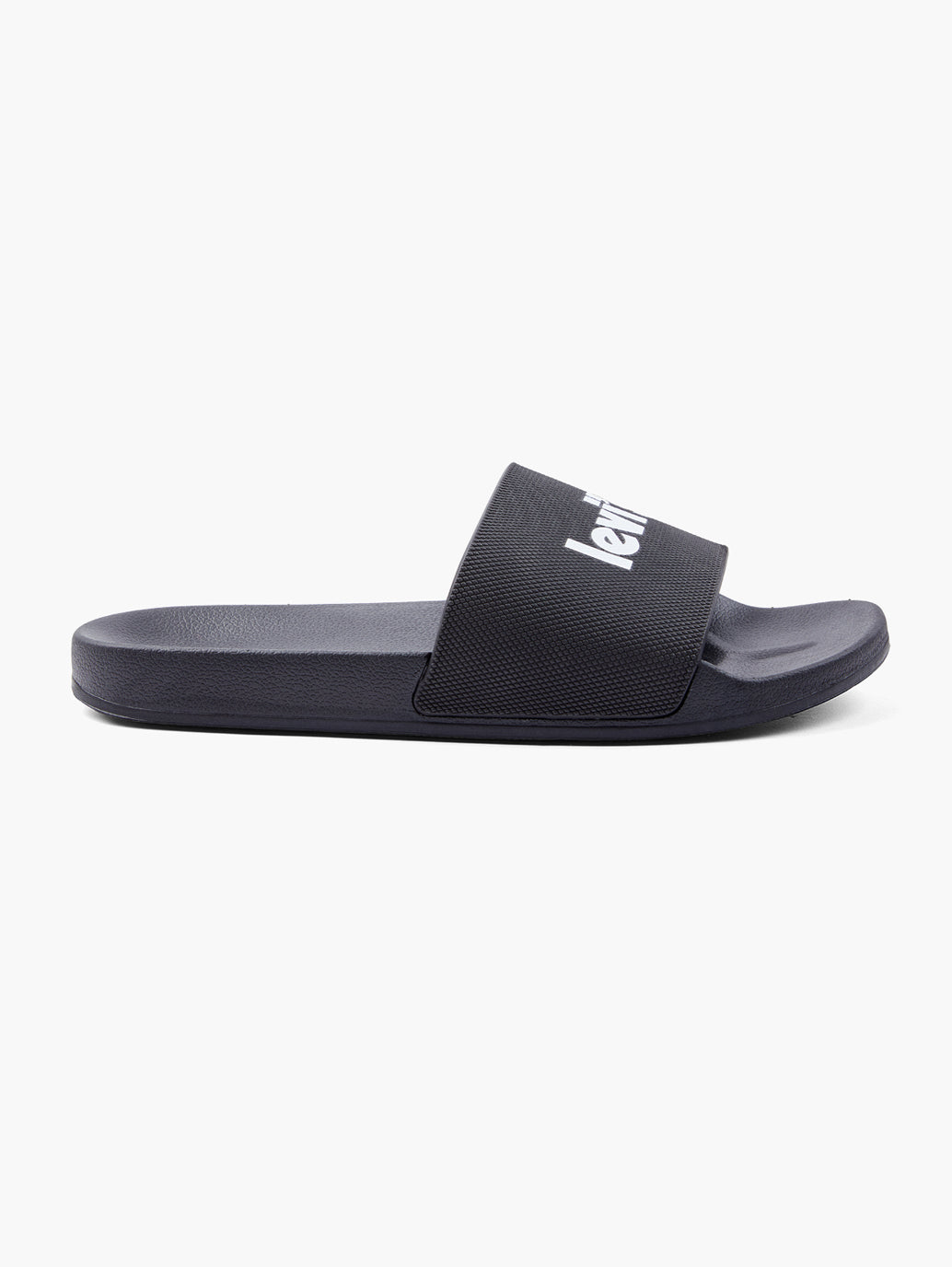 Men's Black Logo Printed Slides - a86aed86-2304-4836-bdfb-5d8903f96e58 View