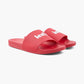 Men's Red Logo Printed Slides - 620fa59b-2371-4236-b13b-5a89fe3a71d2 View