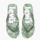 Men's Green Printed Flip-Flops - 1451dfab-cd31-4569-a9bd-7f0bd7ddda89 View