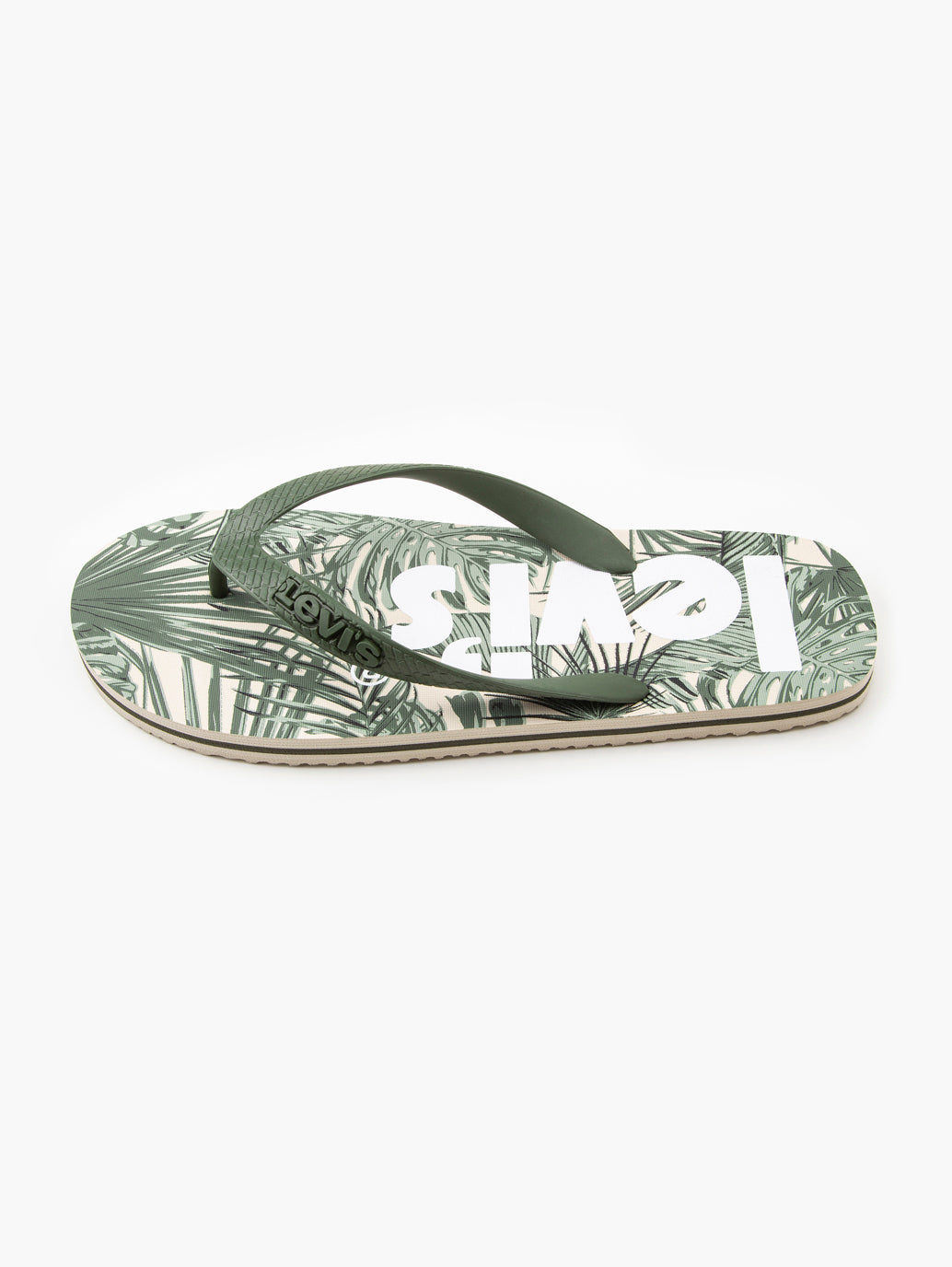 Men's Green Printed Flip-Flops - 28aa0587-a9d0-4728-abdb-86b29fb1075a View