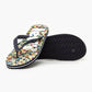 Unisex Black Floral Printed Slides - 27299048-17b3-4f03-9cd9-970a06bf53d3 View