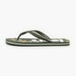 Unisex Green Brand Logo Flip Flops - a7a55e07-0575-4949-b3d4-f58883b28b2b View