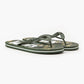 Unisex Green Brand Logo Flip Flops - 22dd187c-864d-4b0d-aab2-f2128b80b5cd View