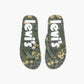 Unisex Green Brand Logo Flip Flops - 6aff7d07-9c2d-49c2-89bf-fe70b50cf4e9 View