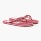 Unisex Dark Pink Debossed & Printed Logo Flip-Flops - 9be7a773-1885-4882-9875-9524054d4531 View