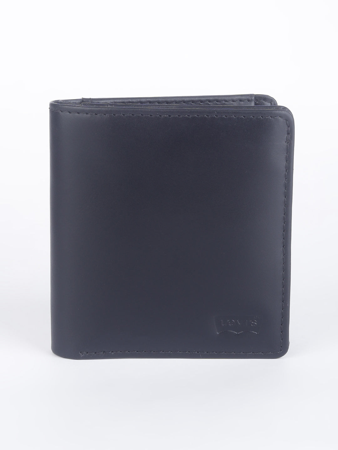 Men's Black Solid Bi-Fold Wallet - 0002 View
