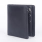 Men's Black Solid Bi-Fold Wallet - 1 View