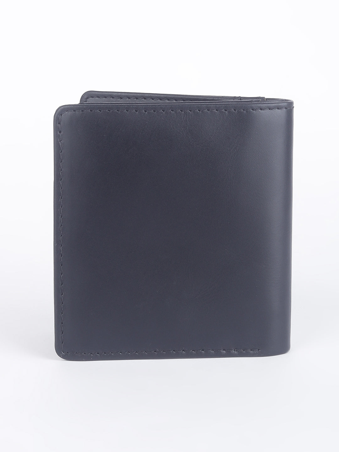 Men's Black Solid Bi-Fold Wallet - 0005 View