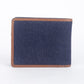 Men's Blue Solid Bi-fold Wallet - 75a04036-7321-4775-9218-a2c5e914580a View