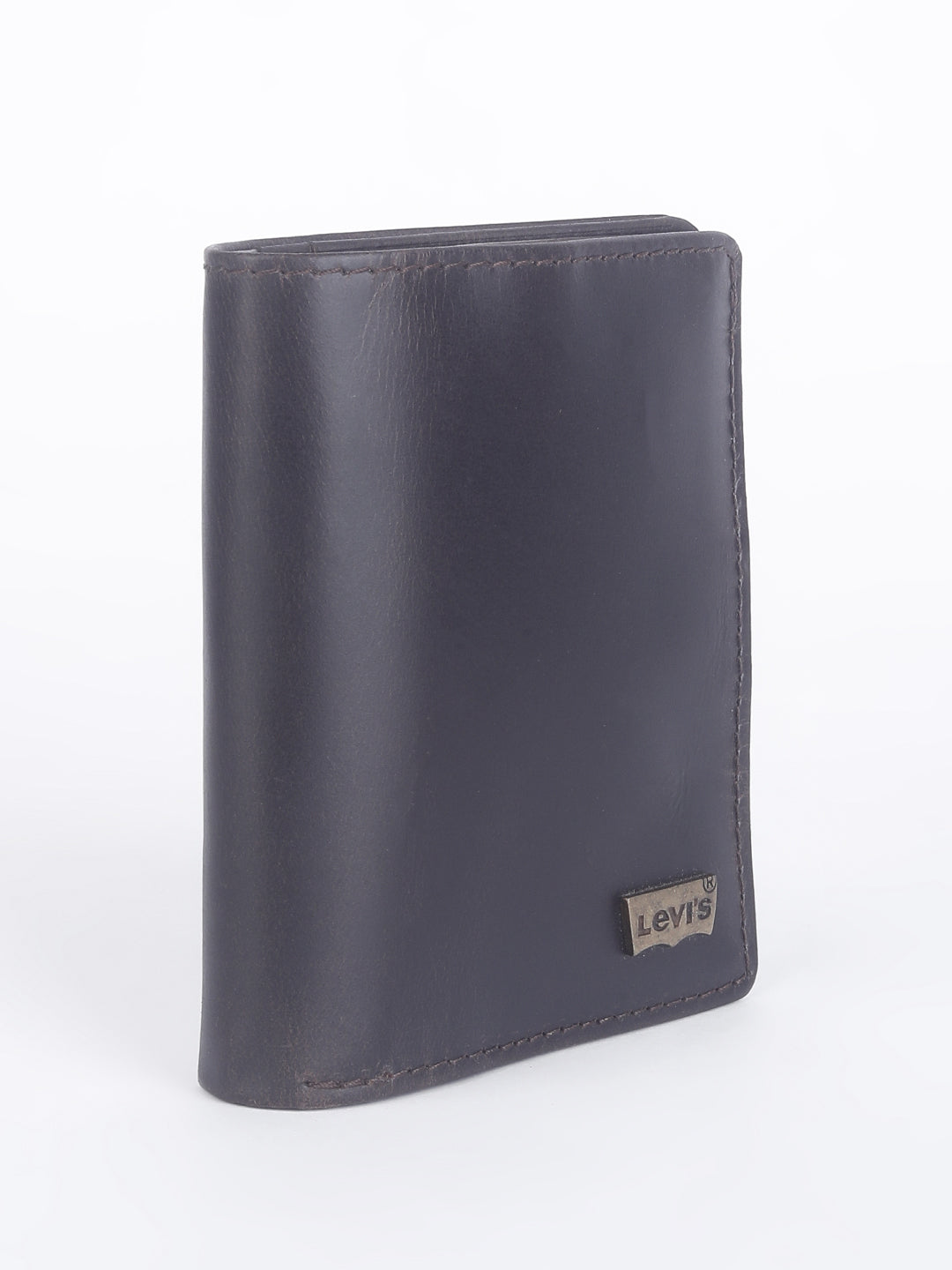 Men's Brown Solid Card Holder - 09fa6109-827a-4156-a0e9-96eb9d41ac6f View