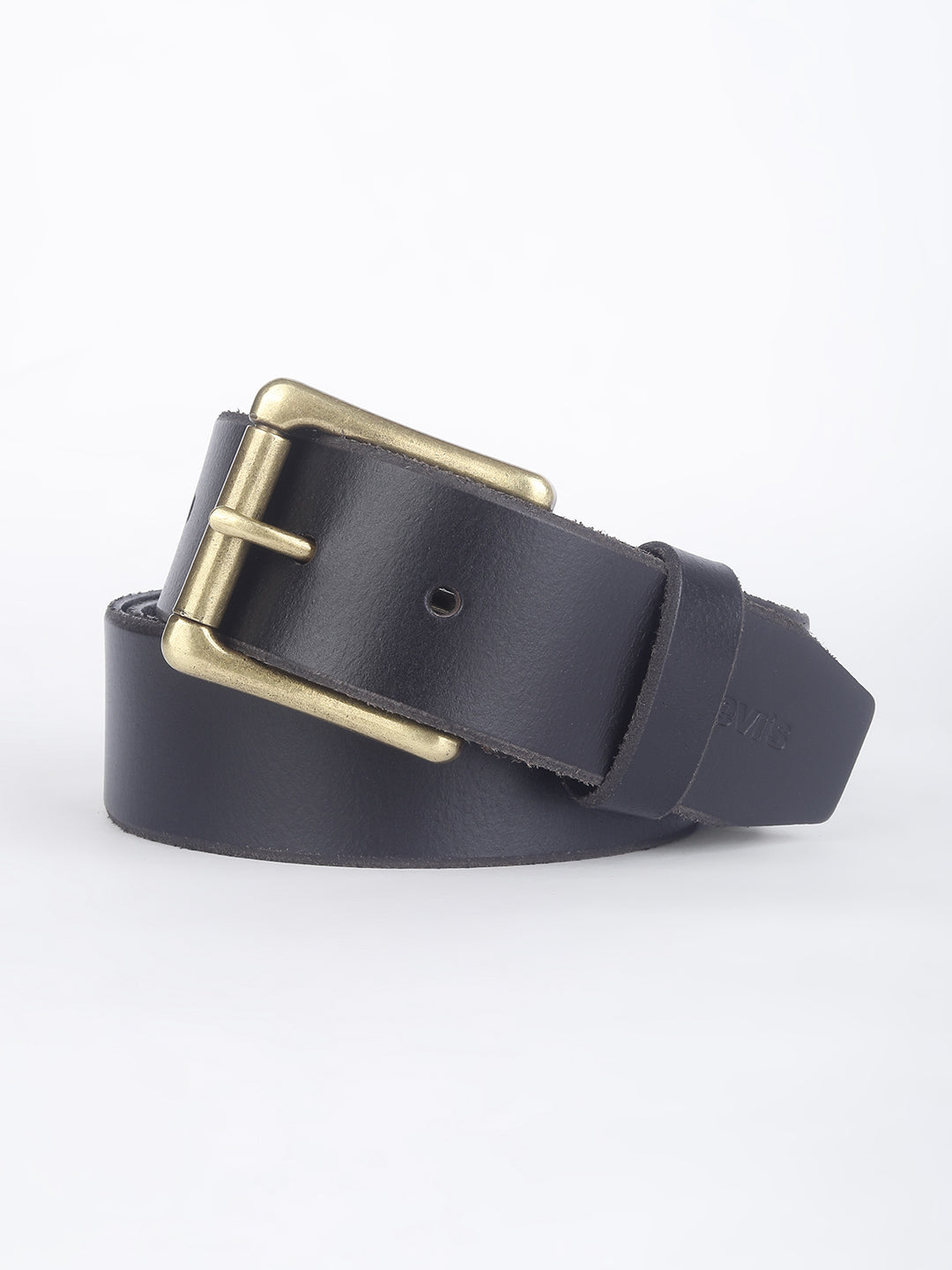 Men's Black Solid Belt - 0029 View