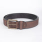 Men's Brown Textured Belt - 0046 View