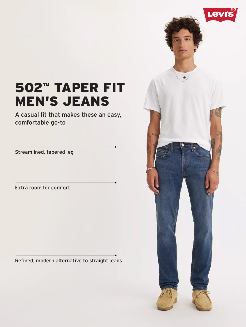 Men's 502 Taupe Tapered Fit Mid Rise Shorts - 9e78c6b6-262c-43be-ad76-88d79ab29aa6 View