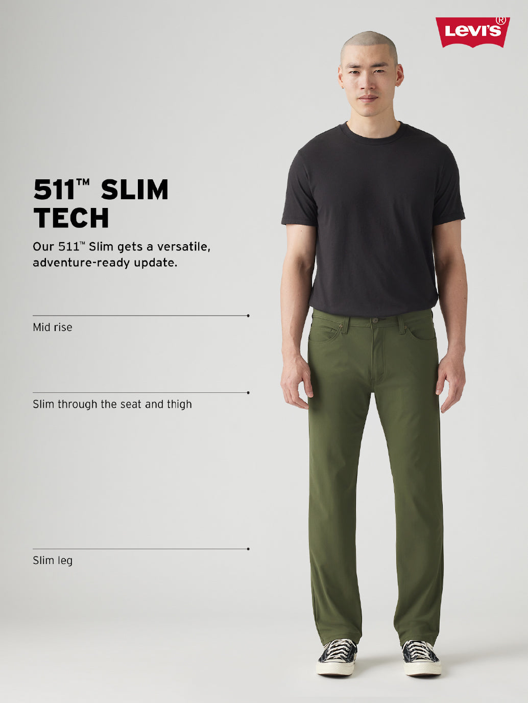Men's 511 Dark Blue Slim Fit Mid Rise Redloop Jeans - 0bc540a7-98ba-4093-a8a9-1ae08e4c2c1f View