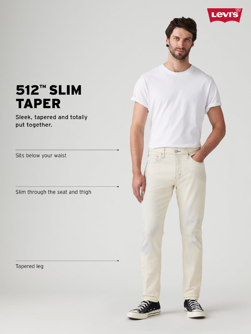 Men's 512 Slim Tapered Fit Blue Chinos - 399d2306-9a0f-4e27-8bc1-4de00c4b0e03 View