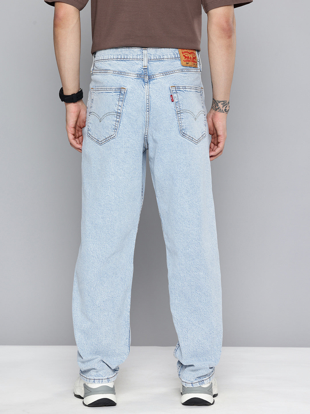 Men's 568 Light Indigo Loose Fit Mid Rise Jeans - 31f38be3a25f47fbaf0366b713172d78 View