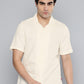 Men's Solid Yellow Spread Collar Shirt - b6ebcd7f7d2047fbaf5d847fb4a33adc View