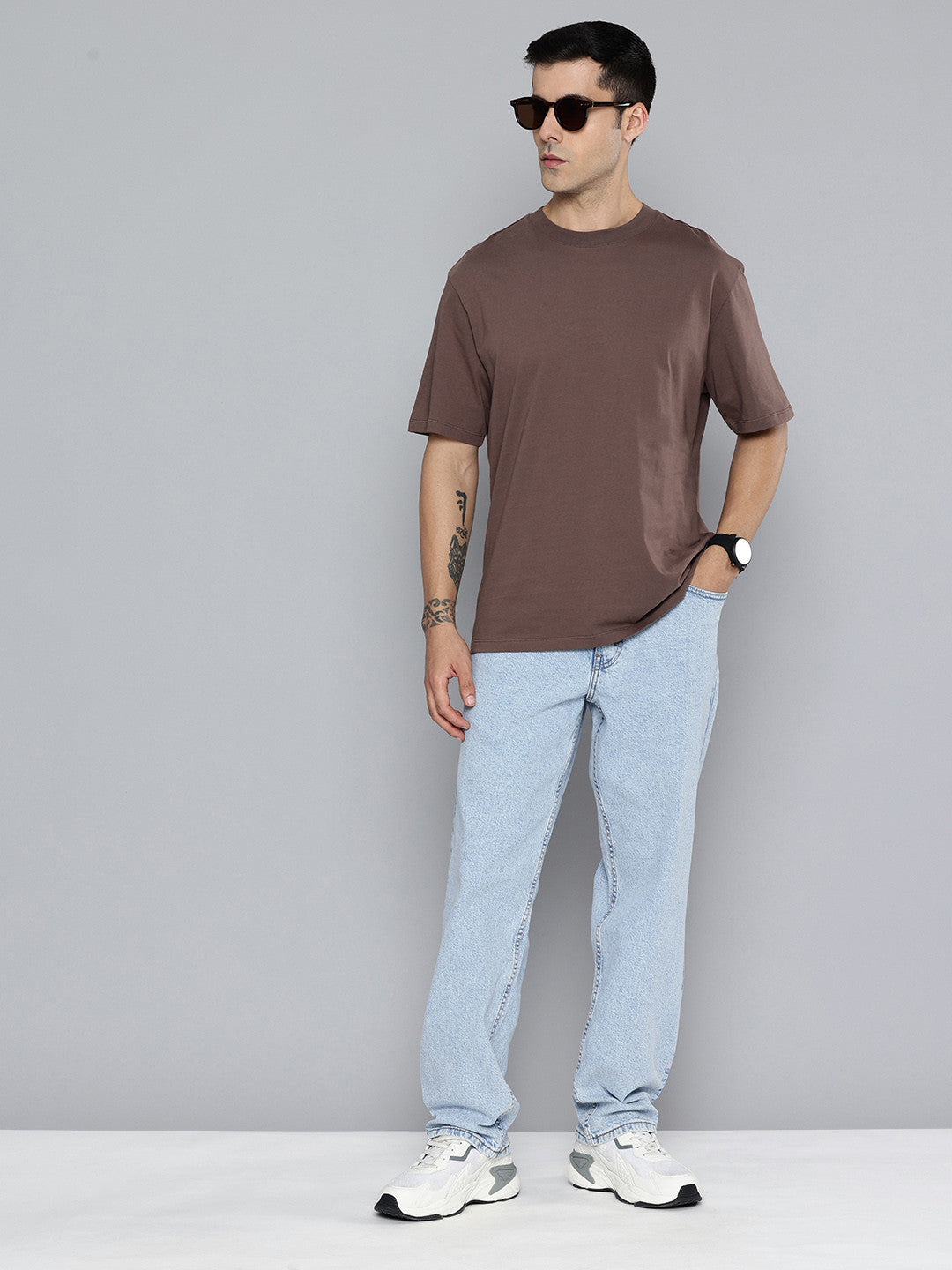 Men's 568 Light Indigo Loose Fit Mid Rise Jeans - d042daad53b9415897dcaf469c9d41a1 View